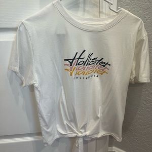White hollister top